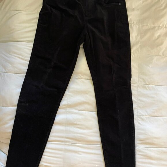 Vince Camuto black fine-wale cords, size 27 (4) - Picture 1 of 11